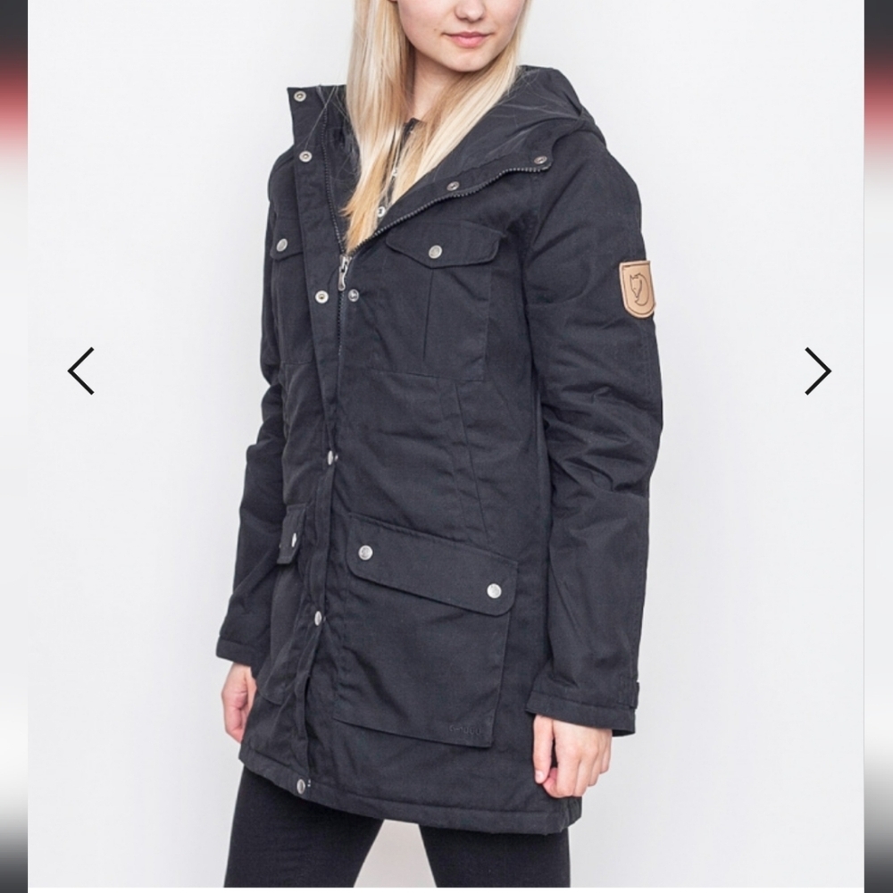 Fjallraven Greenland Parka Jacket Black - Picture 1 of 13